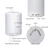 New Bluetooth LED Speaker Music Smart Touch and USB Battery Powered Night D