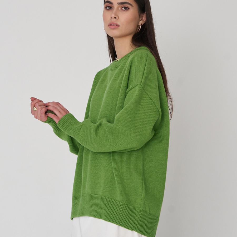 Women's Fall Winter Oversized Chunky Knitted Pullover Sweater Casual Tops Long Sleeve Crewneck Lightweight Solid Color Sweaters Outfits for Women