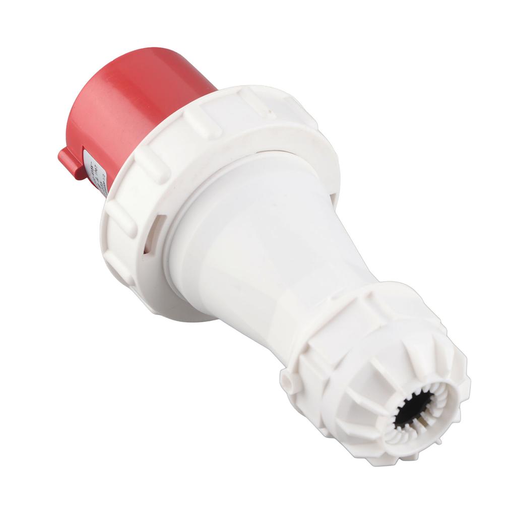 Industrial Socket CEE Aviation Connector IP67 Waterproof 5PIN 63A 220‑415V Red for Outdoor