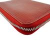 LOUIS VUITTON M6015M Card Case Epi leather Zip around purse Coin case Red leather Used