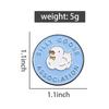 Silly Goose Association Enamel Pins Cartoon Cute Animal Brooches Backpack Lapel Badges Jewelry Accessories Gift For Kids Friends