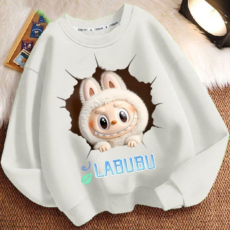 Children's Fashion Sweatshirts for Spring and Autumn, Long-sleeved Loose Sweatshirts for Boys and Girls