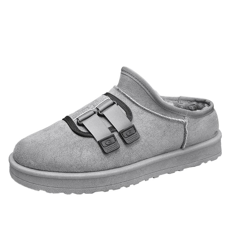 

Модные уличные зимние ботинки для мужчин, походные мужские кроссовки, армейские мужские зимние ботинки, теплые меховые мужские ботинки, водонепроницаемые ботильоны, рабочая обувь 44 серый