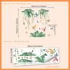 Living Room Wall Decals Bird Plant Leaf Butterfly Wall Stickers for Children Kids Room Bedroom Home Decoration Mural Wallpaper