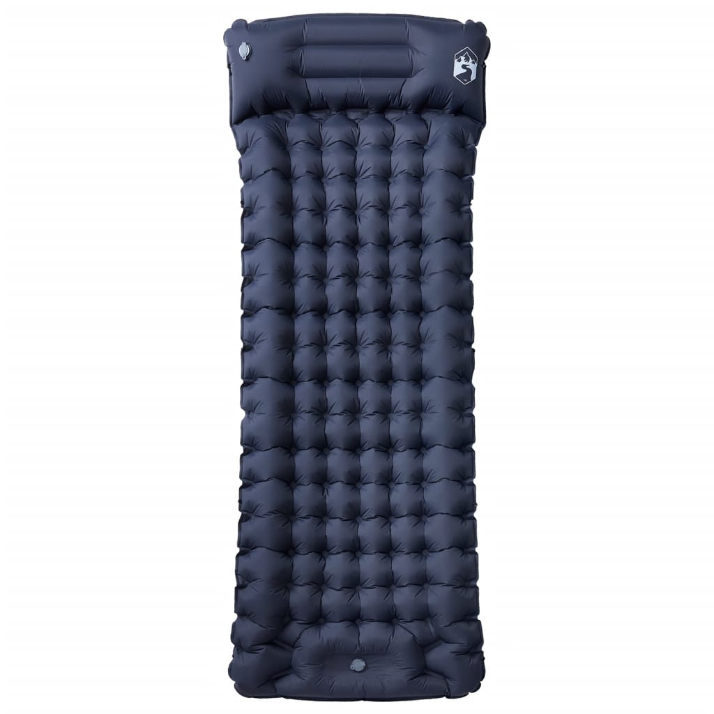 Self Inflating Sleeping Pad with Pillow Gray