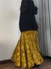 Chinese Old Money Velvet Fishtail Skirt - High Waist, Slimming Autumn/Winter Style