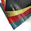 20*120CM Krokodilmuster PU Synthetik Kunstleder Stoff Vinyl Geprägt Polsterung Geldbörse Box Tasche Handwerk DIY Ohrring