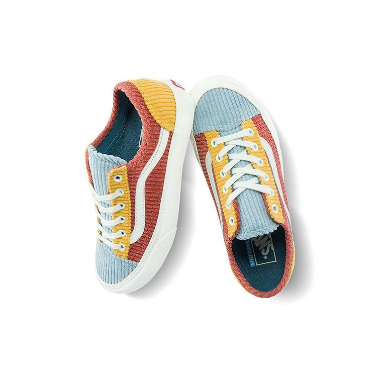 Vans Style 36 Era Corduroy Casual Low-Top Skate Shoes Unisex Sneaker Orange Blue VN0A5HYRA1F