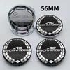 4 Stück 56mm Für AC SCHNITZER Emblem Auto Radnabenkappen Aufkleber Felge Radkappen Radnabenabdeckung Für E36 E46 E60 E90 E91 E92 E93 F30 F20 M3