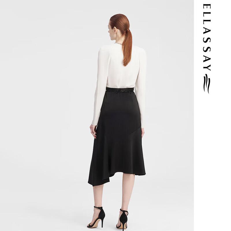 ELLASSAY Women's Elegant Acetate Blend Blouse