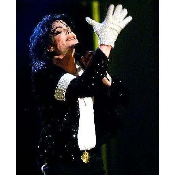 Impersonator Michael Joseph Jackson Costumes Jacket Sequies Black Shining Jacket