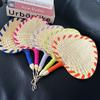 Ethnic style Straw Hand-woven Fan vintage Straw Woven Fans Pure Summer Cooling Fan  Beach
