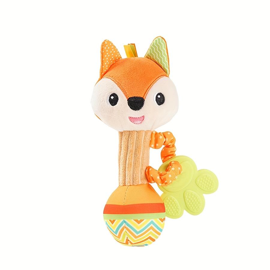 Cute Animals Ring Bells Cute Baby Laughing Teething Toy Handheld Plush Doll Baby Toy Educational Calming Bedtime Bell Halloween Gift Christmas Gift
