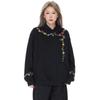 Long Sleeve Oversized Man Hoodies Vintage Floral Casual Loose Spring Autumn Women Pullover Sweatshirt Tops