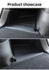 Model Y Launch 2026 Rear Trunk Side Storage Box For Tesla Y Juniper 2025 Organizer Suede Anti-dirty Car Travel Accessories