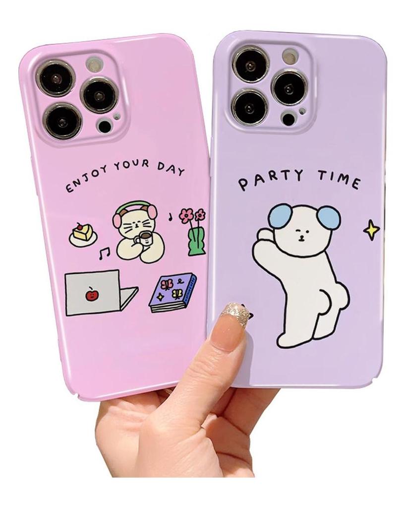 All-inclusive-Film-Telefonhülle, Cartoon-Modedesign, Hartschale, vollständige Abdeckung, stoßfeste Kamera-Schutzhülle für OPPO Realme OnePlus Infinix Tecno