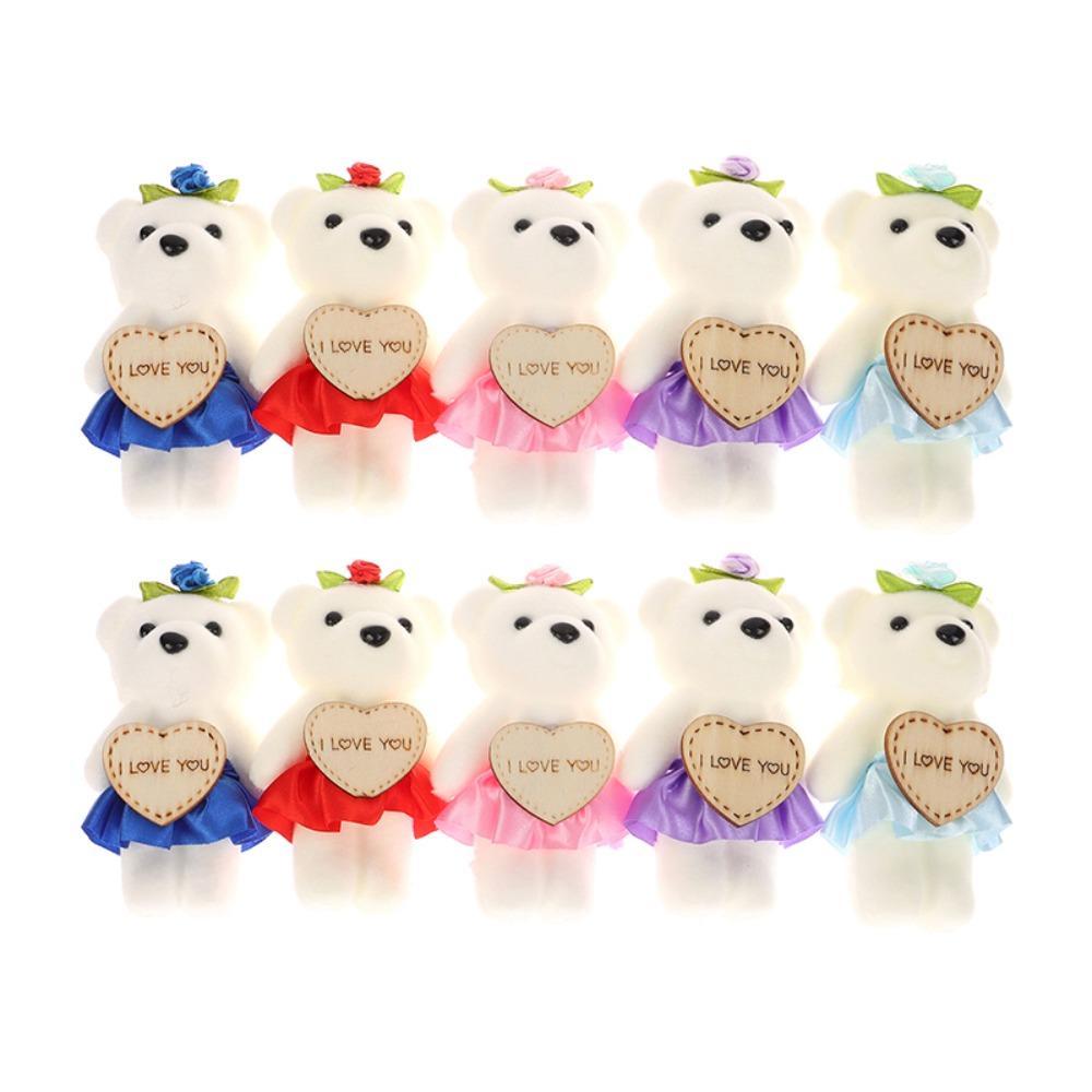 10 szt./zestaw Pluszowe Zwierzę Miś Pluszowe Zabawki Piankowe Pluszowa Lalka Kreskówkowy Bukiet Lalka Zabawki dla Dzieci