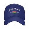 Baseball Cap Burkina Faso EST Independence Day Wild Sun Shade Peaked Adjustable Outdoor Caps