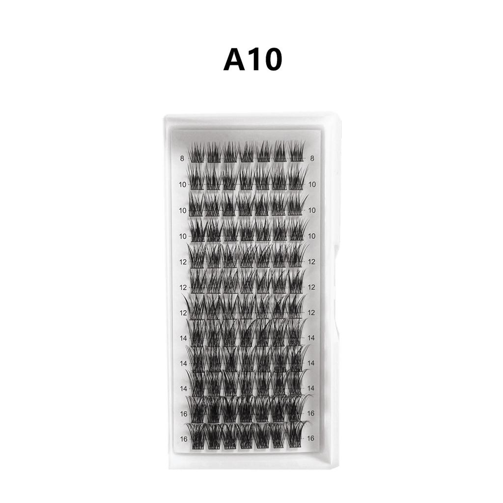 Natural Soft Self-Grafting Single-Cluster Segmented False Eyelashes Diy Eyelashes