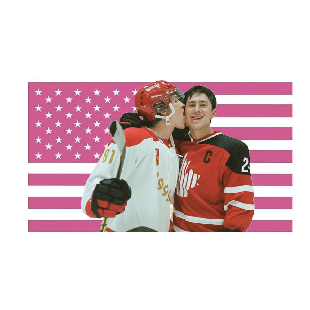 Hockey Patriotischer Wandteppich US-Flagge Sportdruck Polyester Wandbehang für Schlafzimmer Eishockey-Fan und Patriotische Heimdekoration