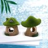 Aquarium Decoration Mushroom House Resin Fish Cave Shrimp Hideout Shelter Fish Tank Landscaping Decoration for Home Fish Tanks