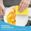 Wave Washing Dishes Sponge Kitchen Brush Pot Artifact Thickened Sponge Scouring Pad Brush Bowl Housework Cleaning Sponge Block