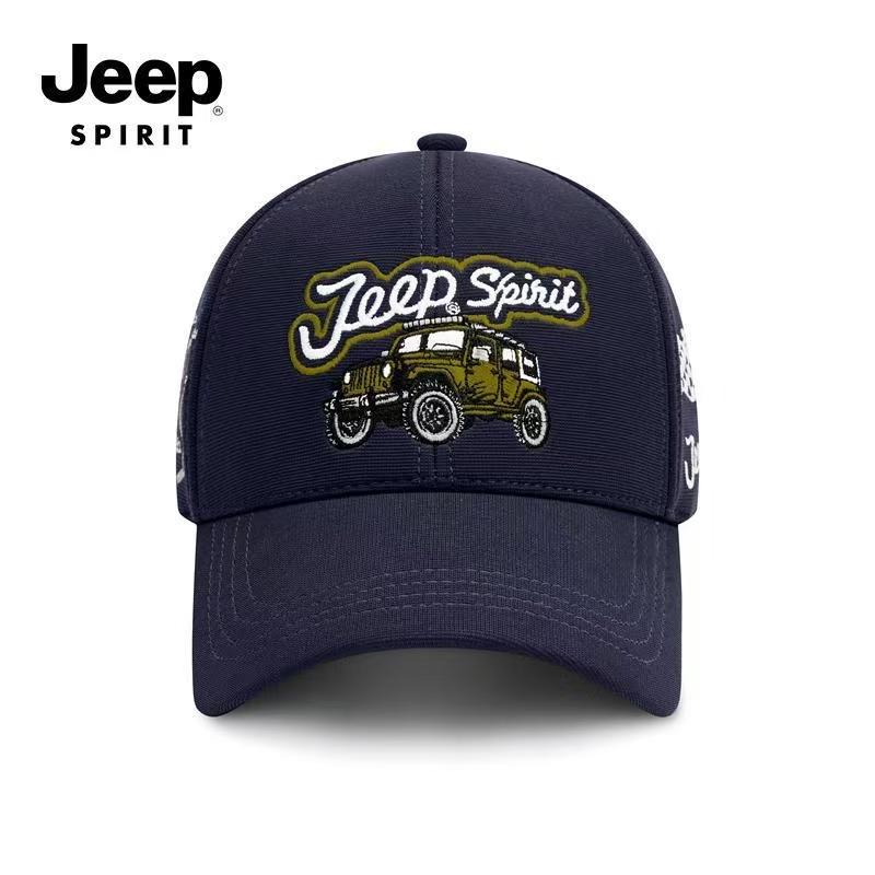 2026 Jeep High-quality Pure Cotton Embroidered Baseball Cap, Adjustable and Suitable for Both Men and Women. It Is Suitable for
