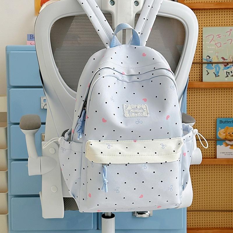 Schoolbag simple schoolbag female junior high school students small fresh cute large capacity middle school students backpack college students high