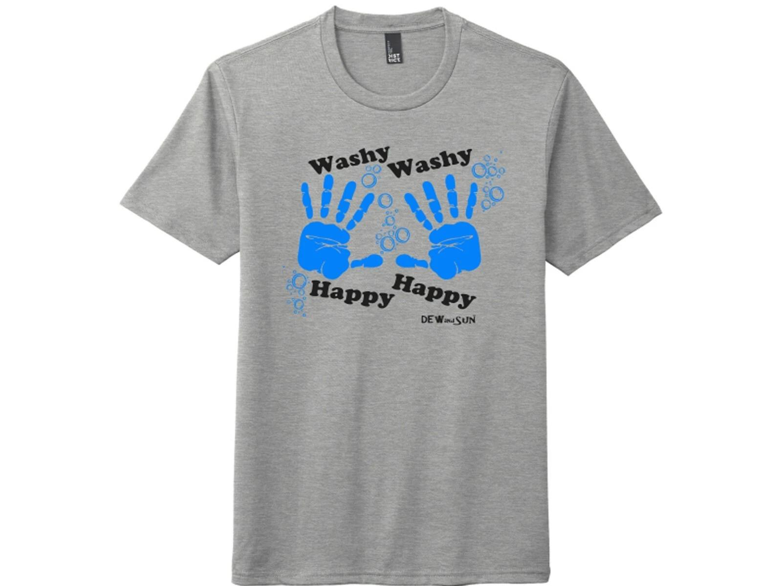 Washy Washy Happy Happy Adult Unisex Funny T-Shirt Cruise shirts NWT XL
