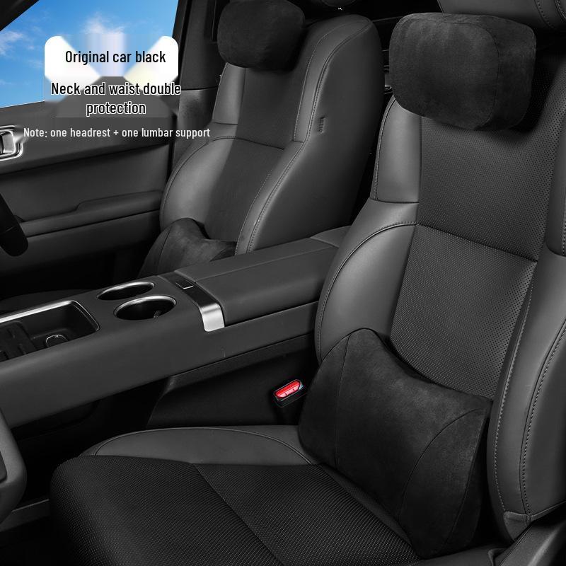 Ideal Headrest & Lumbar Support Pillow for L6L7L8L9 Car Seats - Neck & Back Comfort
