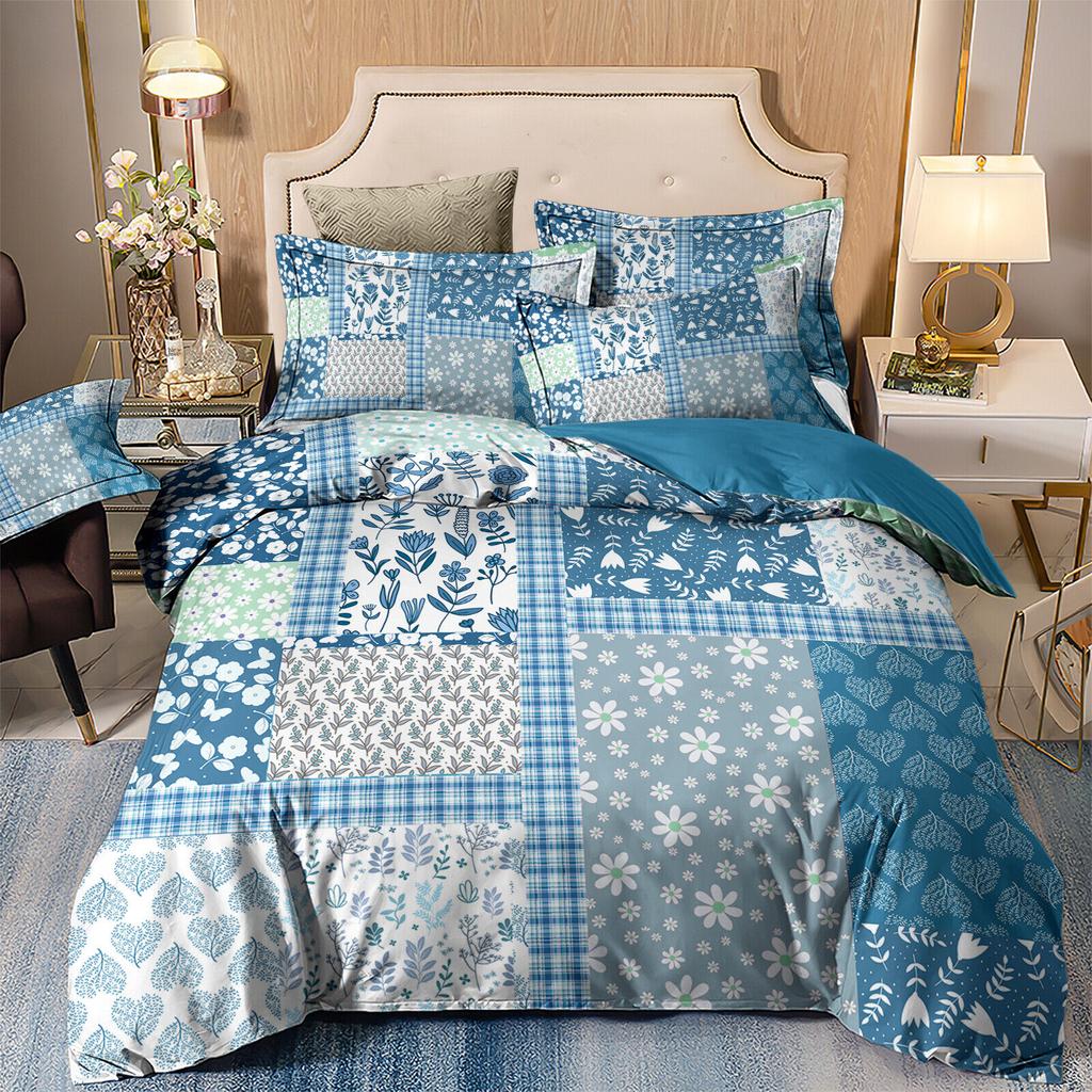New Floral Soft Quilt/Doona/Duvet Cover Set Queen/King Size Bedding Mother's Day