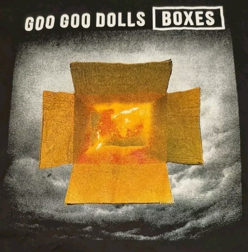 

Goo Goo Dolls Boxes Live UK Tour TShirt Cotton Tee Shirt Size S To 4XL MO143 Unisex T-Shirt XXL