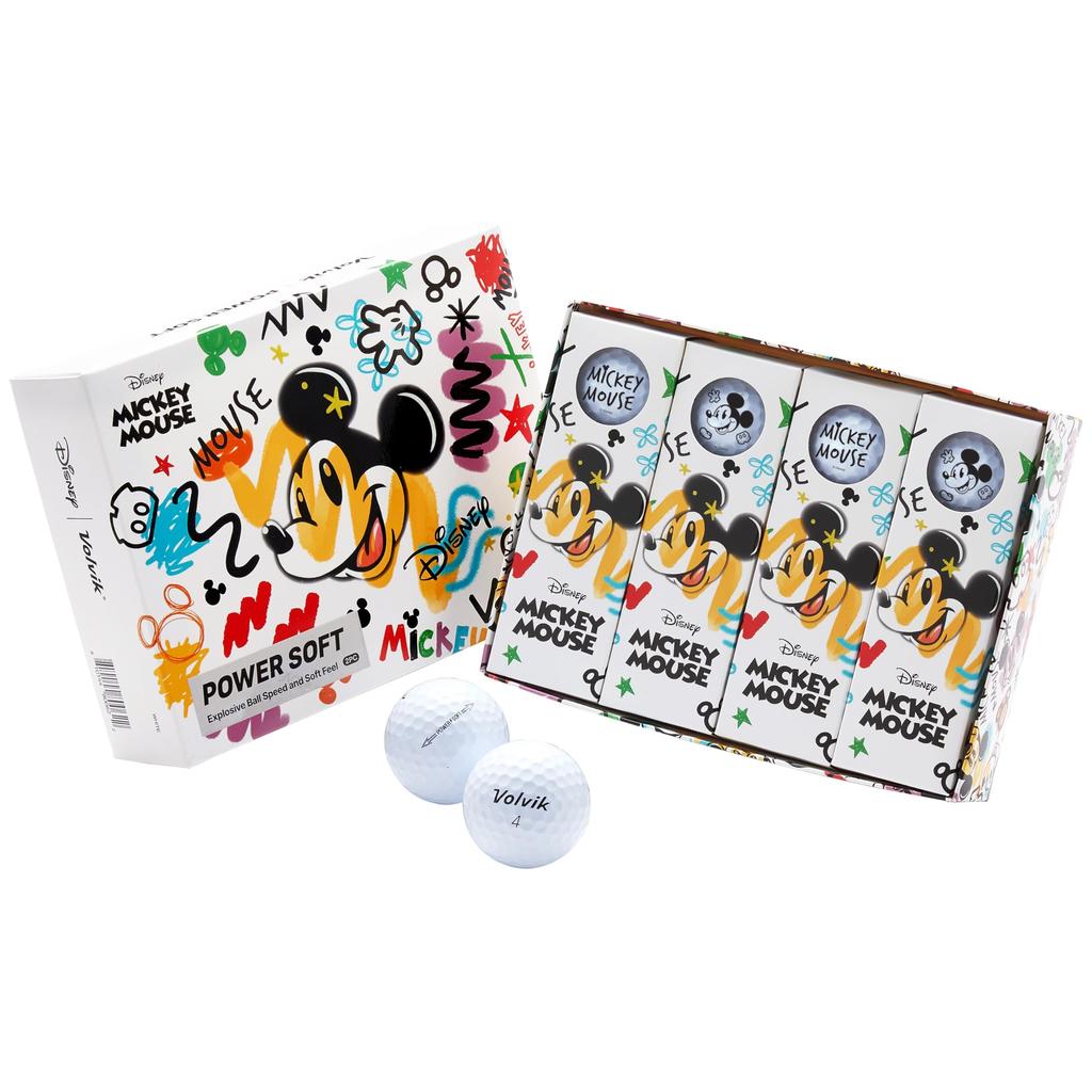 Volvik Disney Mickey Power Soft White, 1 Dozen