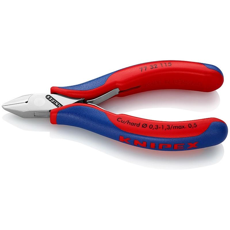 

Боковые фрезы Knipex для электроники 115 мм 2-comp ручки острая головка Kn-7732115