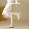 Augustine bag head half slippers women's wear 2025 new summer ballet French beautiful Mary Jane sandals