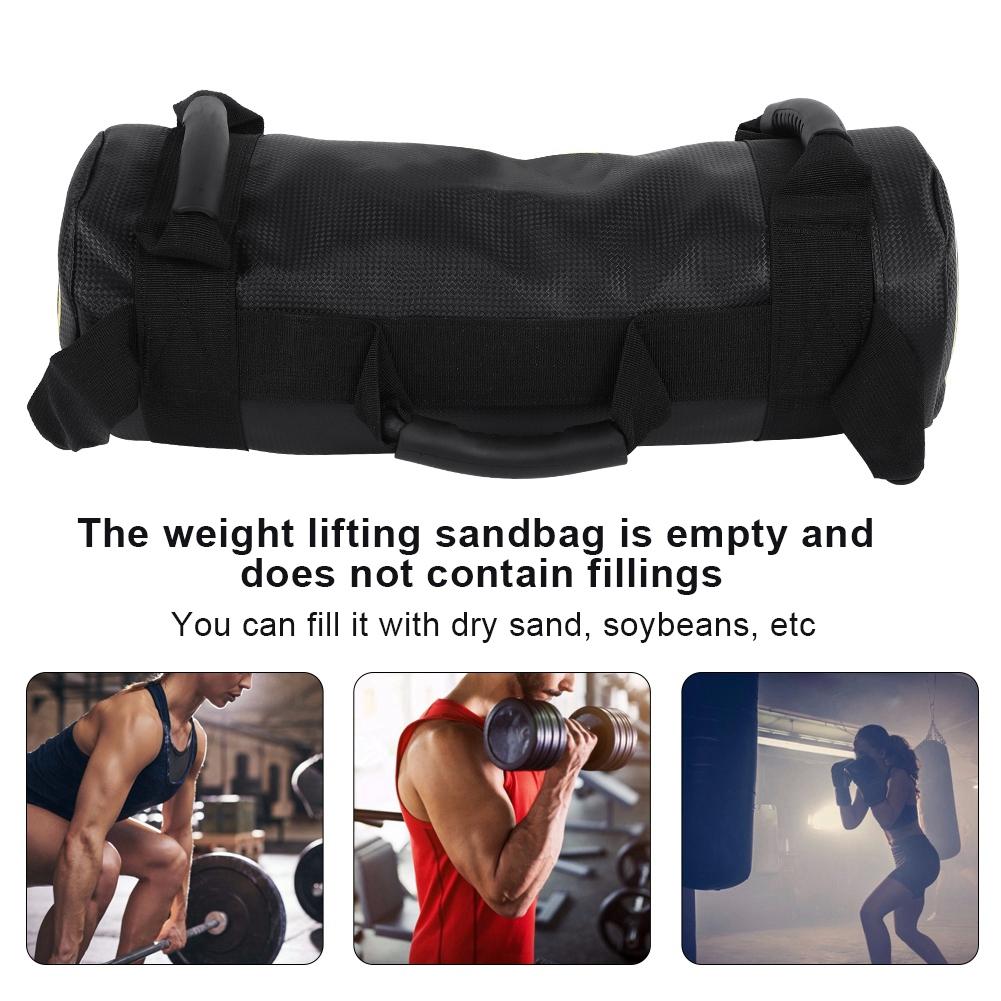 Weightlifting Training Sandbag Fitness Workout High Intensity Exercises Power Bag(20kg)