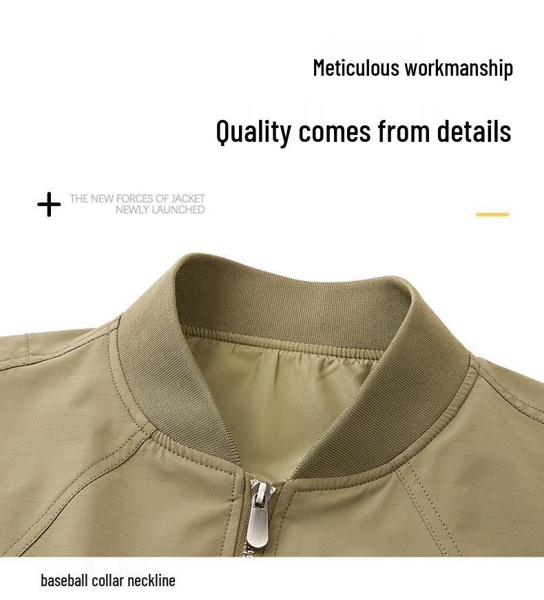 Fashion Trend 2025 Men's Casual Baseball Jacket - Versatile Autumn Outerwear, Style 8229.