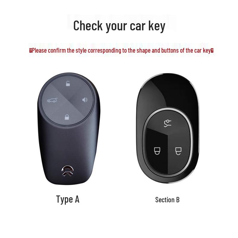 Nio ES6/ES8/EC6 Premium Car Key Protective Shell with Men's Buckle