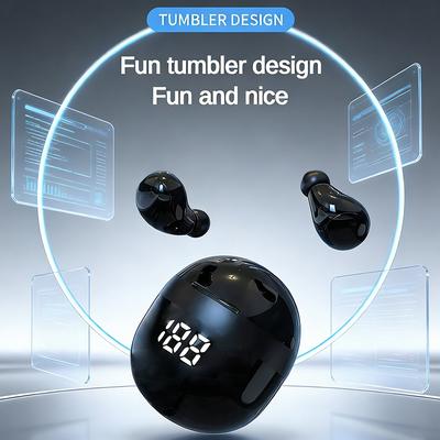 SK18-Auricolari Wireless Invisibili per Dormire Versione Bluetooth 5.3 Mini Auricolari Cuffie Cancellazione del Rumore Controllo Touch