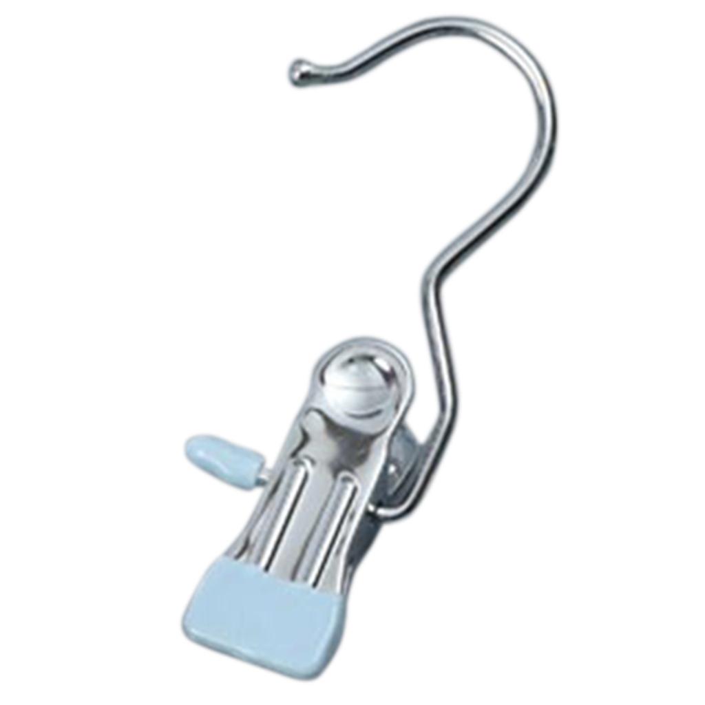 10PCS Portable Hanging Clothes Pin Smooth Rubberised Coating Non Slip For Organizing Handbag Towels