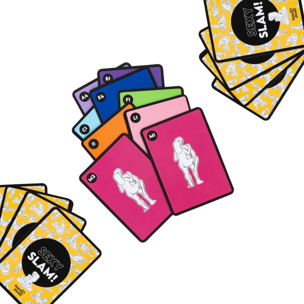 Tease & Please - Erotic Game for Couples with Sexy Slam Card Positions