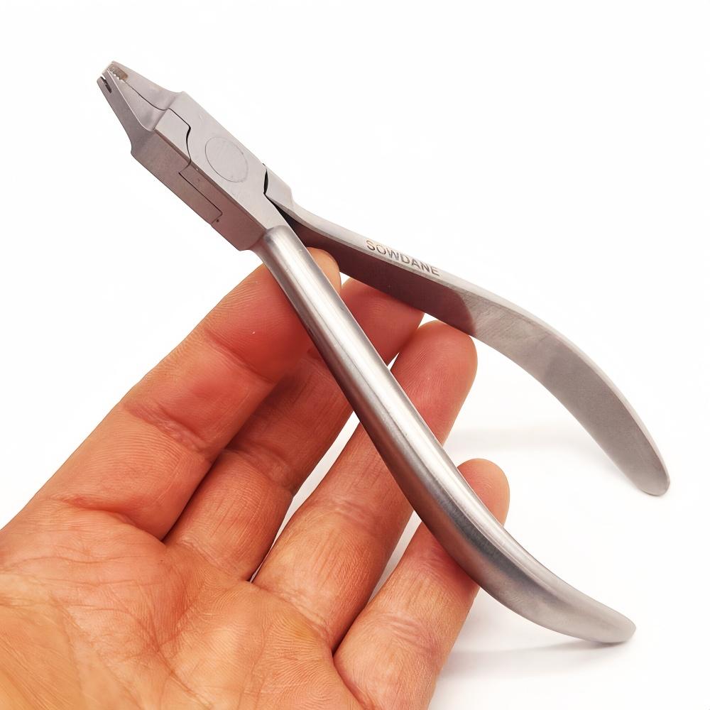 Pince de placement de crochet à sertir orthodontique dentaire, pince à sertir, Instrument de dentiste en acier inoxydable