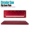 ABBP-Adjustable Red Electric Circular Saw Flip Cover Plate For Table Saws