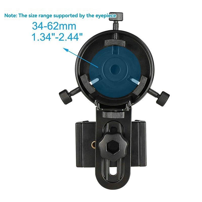 A72U Phone Holder For Telescope Monocular Phone Mount Universal Multifunction Clip Spyglass Accessories