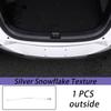 For BYD Sealion 06 EV/DMI 2025 2026 Car Rear Trunk Inner Bumper Plate Guard Stainless steel Anti-Scratch Protector Accessories