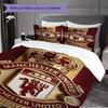 Manchester Glory Bedding (1 * duvet cover + 2 * pillowcase, without core) 2D Flat Duvet cover and pillowcase Soft and comfortable Bedding set
