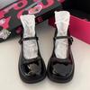 British Style Small Leather Shoes Women's Mary Jane Shoes Round Head Versatile Japanese Jk College Style Skirt 2025 Spring New