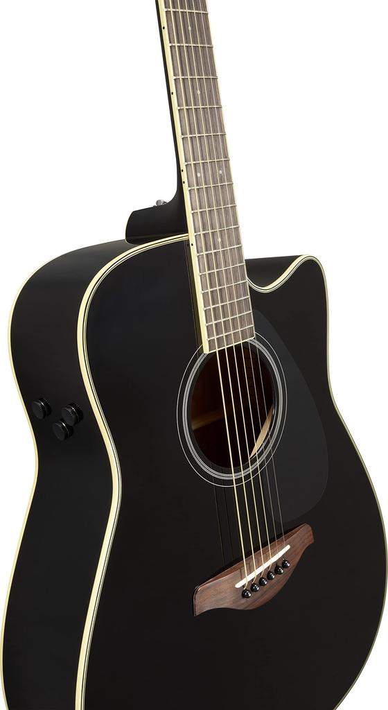 YAMAHA Trans Acoustic Guitar Black BL FGC-TA