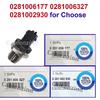 Diesel Car Fuel Rail Pressure Sensor 0281002930 0281006177 0281006327 for Alfa Romeo Chrysler Citroen Fiat Ford Jeep