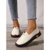 Mode Komfort Sneaker Klassische Damenschuhe Solide Leder Slipper Neue Frühling Freizeitliche Mama Schuhe Weiche Damenschuhe Zapatos Mujer